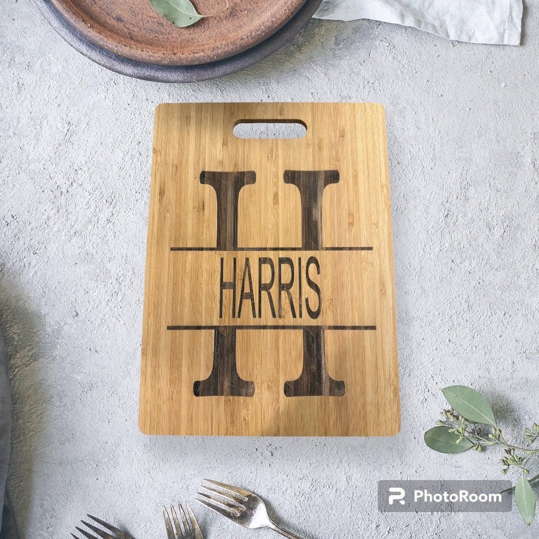 Custom Engraved Bamboo Cutting Board