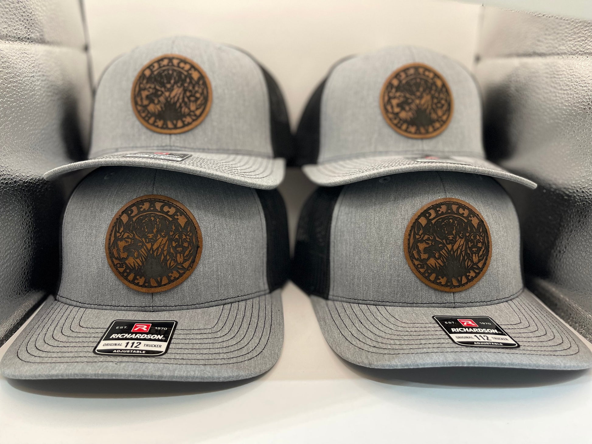 BULK Leather Patch Hats